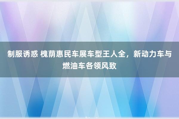 制服诱惑 槐荫惠民车展车型王人全，新动力车与燃油车各领风致